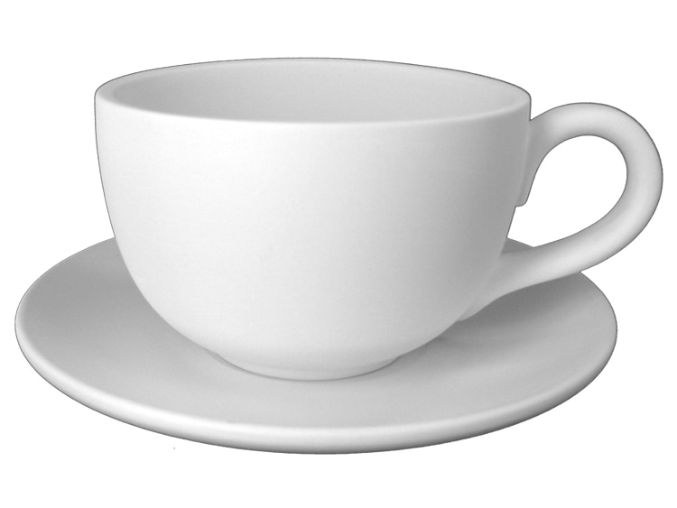 Latte Cup and Saucer