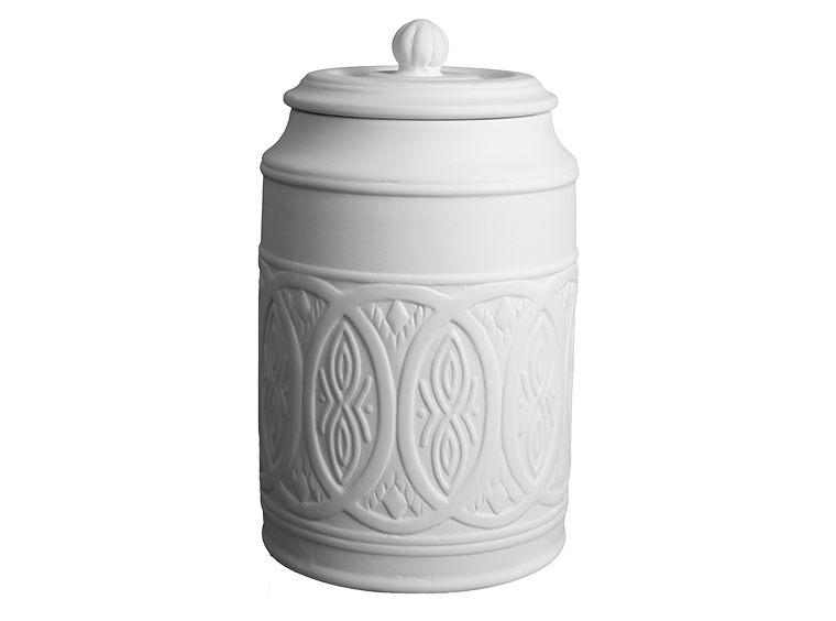 Large Ornate Canister