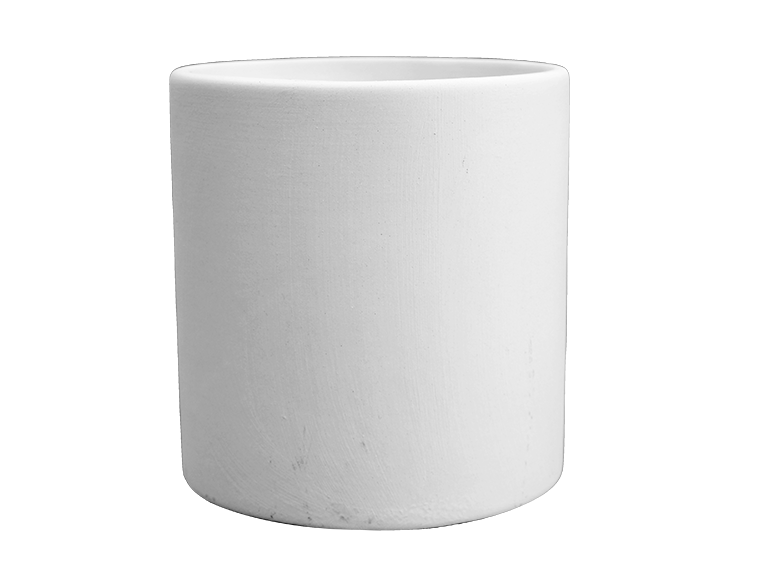 Sm Cylinder planter w/ Stand