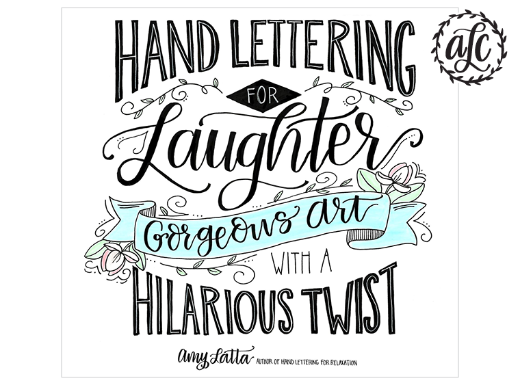Laughter Lettering Description Measurements