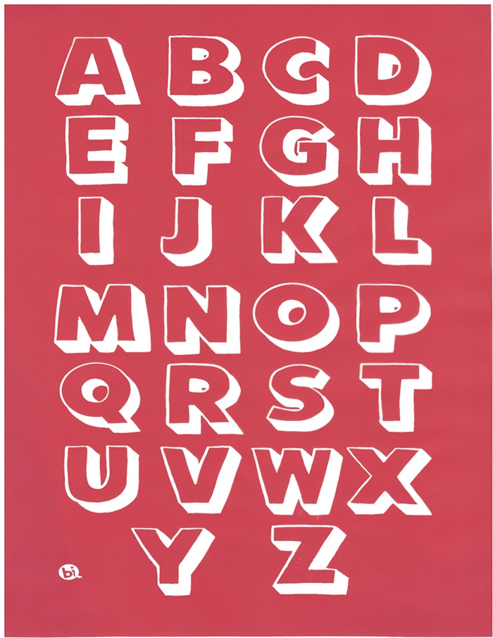 Home Block Letters Silkscreen